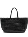 Dragon Diffusion Women Big Bamboo Triple Jump Basket Bag In Black