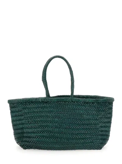 Dragon Diffusion Bamboo Triple Jump Big 3x Jump Design Basket 46x22x15 Cm In Green