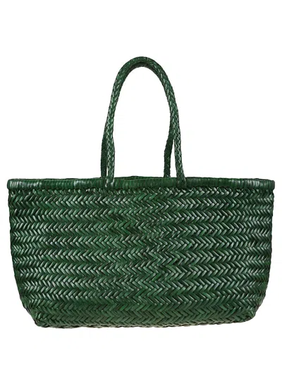 Dragon Diffusion Bamboo Triple Jump Big 3x Jump Design Basket 46x22x15 In Parrot Green