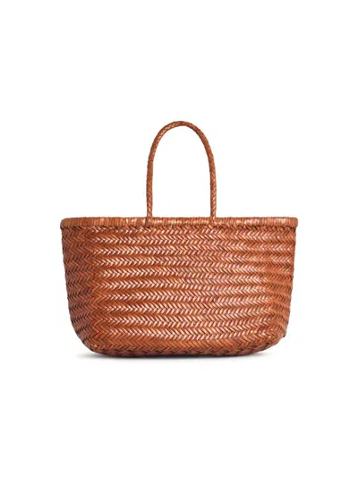 Dragon Diffusion 'bamboo Triple Jump' Big 'tan' Bag In Brown