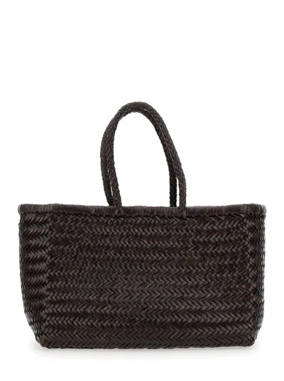 Dragon Diffusion 'bamboo Triple Jump' Brown Tote Bag