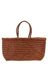 Dragon Diffusion Bamboo Triple Jump' Large Shoulder Bag In Brown