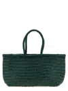 Dragon Diffusion Bamboo Triple Jump Large Shoulder Bag In Green