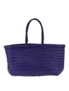 Dragon Diffusion Bamboo Triple Jump Large Shoulder Bag In Purple