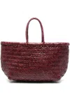 Dragon Diffusion Bamboo Triple Jump Tote Bag In Red