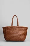 Dragon Diffusion Bamboo Triple Jump Tote In Leather Color Leather In Leather Color
