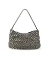 Dragon Diffusion Basil Cactus Woven Shoulder Bag In Brown