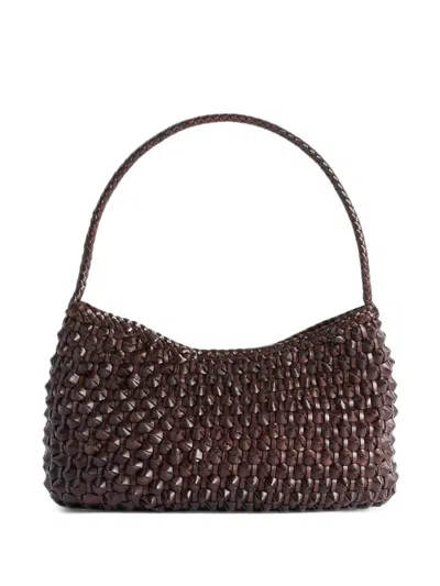 Dragon Diffusion Basil Cactus Dark Brown Tote Bag In Pattern