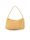 Dragon Diffusion Gold Leather Shoulder Bag In Brown
