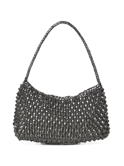 Dragon Diffusion Basil Cactus Shoulder Bag In Gray