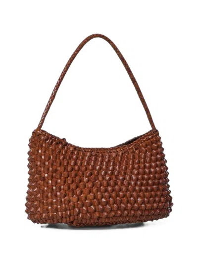 Dragon Diffusion Basil Cactus Tan Shoulder Bag In Brown