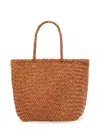 Dragon Diffusion Small Grace Basket Bag In Brown