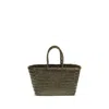 Dragon Diffusion Flat Gora Mini Tote Woven Rectangular