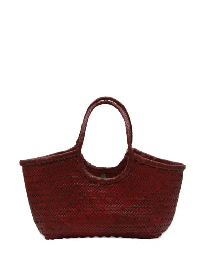 Dragon Diffusion Big Nantucket Leather Tote Bag In Brown