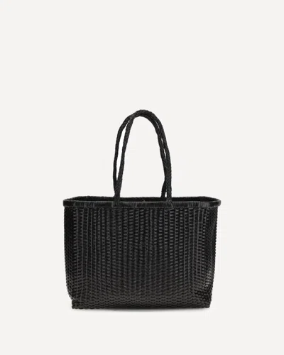 Dragon Diffusion Big Weave Tote Bag In Black