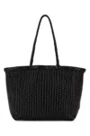 Dragon Diffusion Black B Weave Small Tote In Black