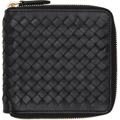Dragon Diffusion ブラック インターレース スクエア ジップアラウンド ウォレット In Black