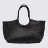 Dragon Diffusion Woven Tote Bag Double Handles In Black