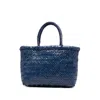 Dragon Diffusion Woven Tote Bag Top Handles In Blue