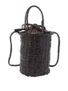 Dragon Diffusion Dark Brown Mini Lina Bucket Bag In Brown