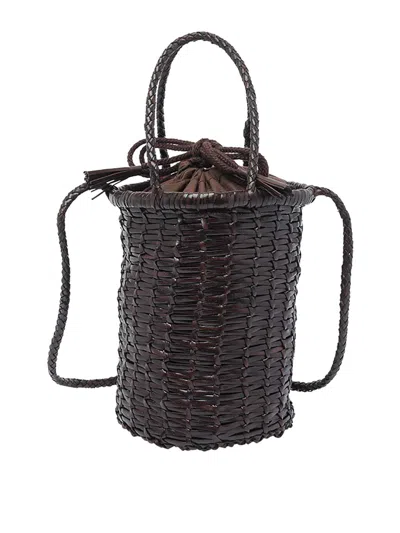 Dragon Diffusion Dark Brown Mini Lina Bucket Bag