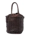 Dragon Diffusion Dark Brown Large Lina Bucket Bag In Brown