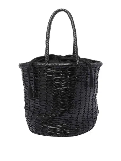 Dragon Diffusion Black Large Lina Bucket Bag