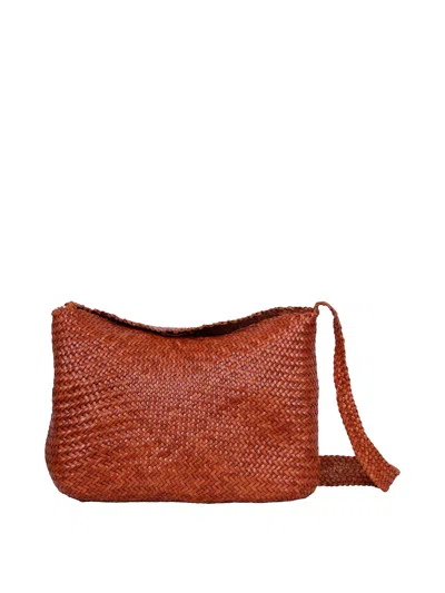 Dragon Diffusion Mini Flat Handbag Gora In Brown
