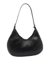 Dragon Diffusion Luna Mezza Leather Shoulder Bag In Black