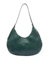 Dragon Diffusion Curved Woven Texture Shoulder Bag
