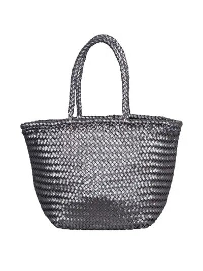 Dragon Diffusion Grace Basket Small Handbag In Sand