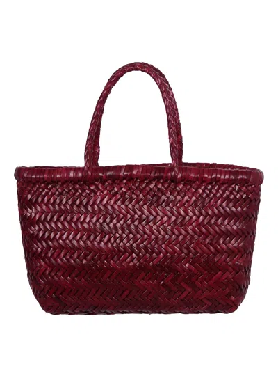 Dragon Diffusion Grace Basket Small Handbag In Red