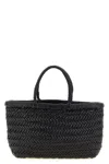 Dragon Diffusion Borsa A Mano ' Flat Gora' Mini In Black