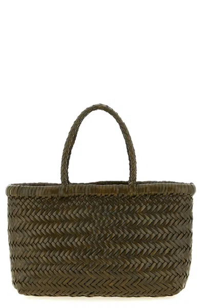 Dragon Diffusion Borsa A Mano ' Flat Gora' Mini In Green