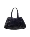Dragon Diffusion Borsa A Mano Santa Croce Big Black In Black
