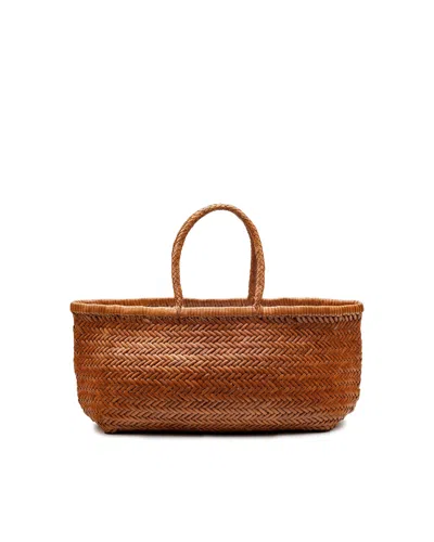 Dragon Diffusion Borsa A Mano Triple Jump Big Tan In Brown