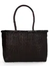 Dragon Diffusion Borsa "b Weave" Large In Blue