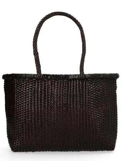Dragon Diffusion Borsa "b Weave" Large In Brown