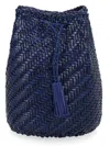 Dragon Diffusion 龙扩散 Borsa“绒球双跳棕褐色” In Blue