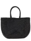 Dragon Diffusion Mini Leather Basket Shoulder Bag In Blue