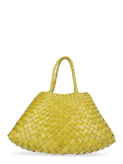 Dragon Diffusion Borsa Santa Croce Small In Yellow
