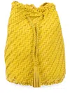 Dragon Diffusion 龙扩散 Borsa“绒球双跳棕褐色” In Yellow