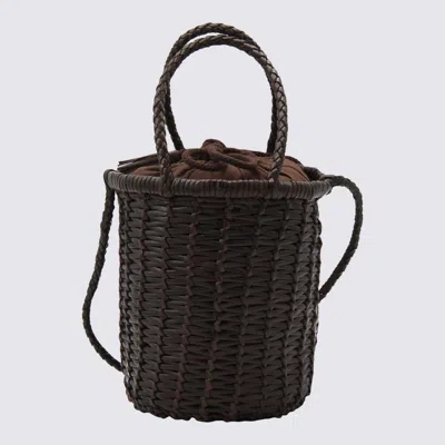 DRAGON DIFFUSION DRAGON DIFFUSION DARK BROWN LINA MINI SATCHEL
