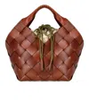 Dragon Diffusion Castello Leather Shoulder Bag In Brown