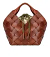 Dragon Diffusion Castello Leather Shoulder Bag In Brown