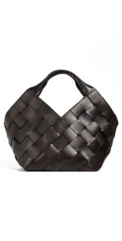 Dragon Diffusion Botteghe Hand Held Bucket Bag Dark Brown