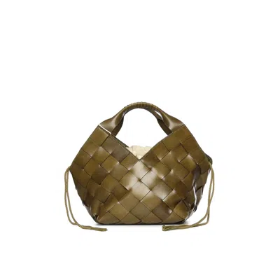 Dragon Diffusion Botteghe Leather Bag In Sand