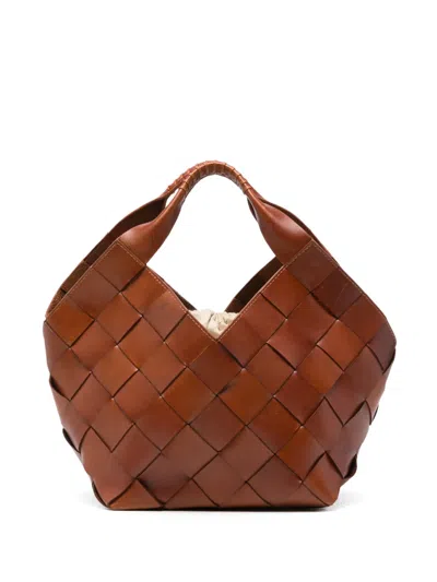 Dragon Diffusion Botteghe Tote Bag In Brown
