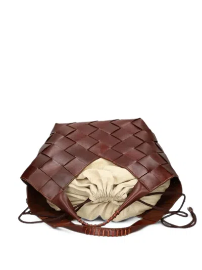 Dragon Diffusion Botteghe Tote Bag In Brown