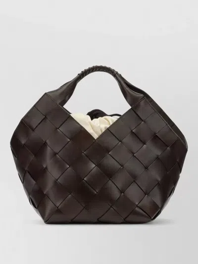 Dragon Diffusion Botteghe Woven Small Bucket Top Handle